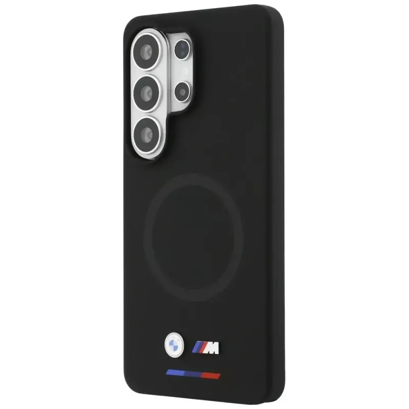 BMW M Silicone MagSafe puzdro pre Samsung Galaxy S26 Ultra čierne