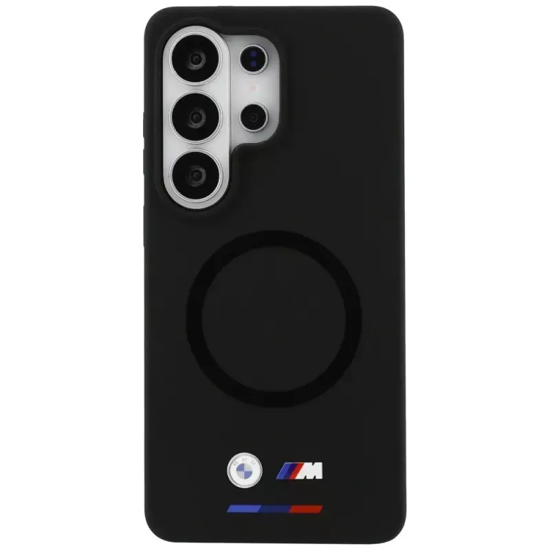 BMW M Silicone MagSafe puzdro pre Samsung Galaxy S26 Ultra čierne