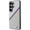 BMW Tricolor Metal Logo MagSafe puzdro pre Samsung Galaxy S26 Ultra sivé