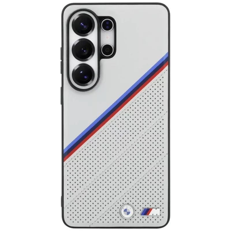 BMW Tricolor Metal Logo MagSafe puzdro pre Samsung Galaxy S26 Ultra sivé