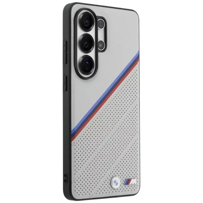 BMW Tricolor Metal Logo MagSafe puzdro pre Samsung Galaxy S26 Ultra sivé