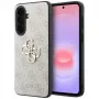 Guess Leder 4G Metal Logo puzdro pre Samsung Galaxy A37 5G ružové
