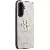 Guess Leder 4G Metal Logo puzdro pre Samsung Galaxy A37 5G ružové