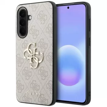 Guess Leather 4G Metal Logo puzdro pre Samsung Galaxy A57 5G ružové