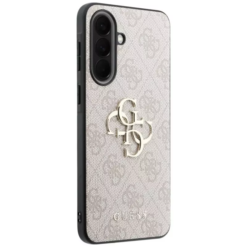 Guess Leather 4G Metal Logo puzdro pre Samsung Galaxy A57 5G ružové