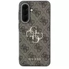 Guess Leather 4G Metal Logo puzdro pre Samsung Galaxy A37 5G - hnedá