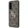 Guess Leather 4G Metal Logo puzdro pre Samsung Galaxy A57 5G hnedá