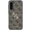 Guess Leather 4G Metal Logo puzdro pre Samsung Galaxy A57 5G hnedá