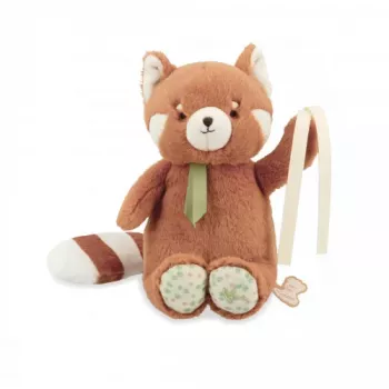 Kaloo Petit Songe červená panda hudobná plyšová hračka 20 cm darčeková krabica