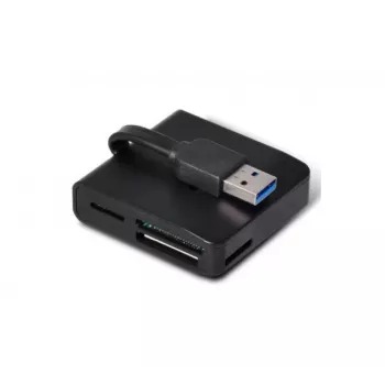 EXERTIS CONNECT USB 3.0 čítačka kariet kompaktná čítačka kariet pre pamäťové karty a SIM karty (730985)