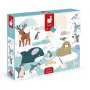 Janod Sensory Touch Puzzle Polárna krajina 20 dielikov od 2 rokov