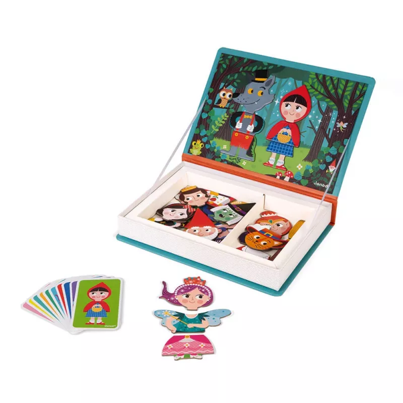 Janod Magnetibook Rozprávky magnetická knižná hra