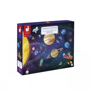 Janod Puzzle Slnečná sústava 100 dielikov