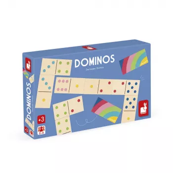 Janod Pure Domino drevená hra 3+
