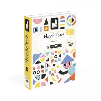 Janod Magnetibook Tvary magnetická vzdelávacia hračka 43 dielikov 10 kariet od 3 rokov (vydanie 2026)