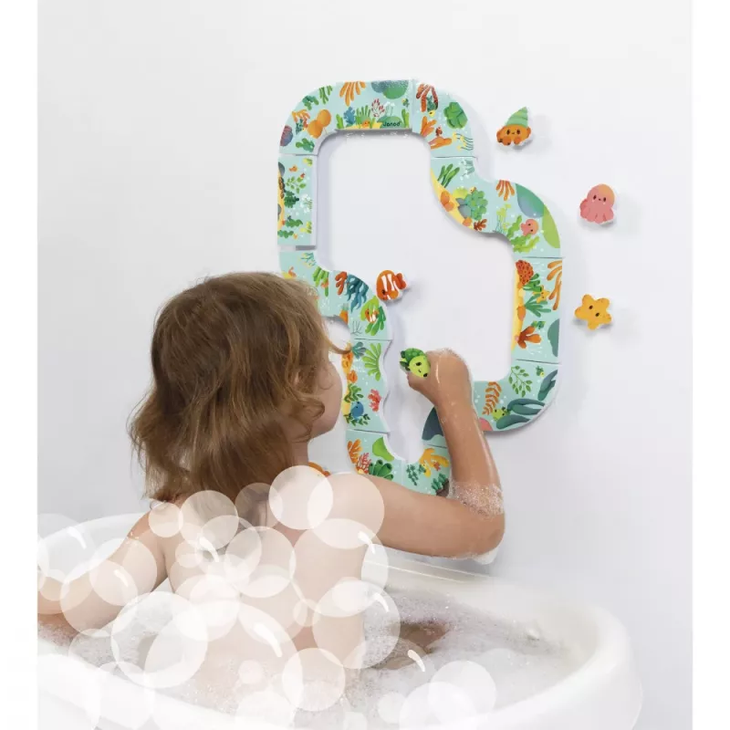 Janod Kúpacie puzzle Animal Track 28 dielov 18m+
