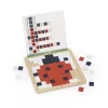 Janod Drevené mozaikové puzzle Symetria a kódovanie 4v1 5+