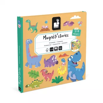 Janod Magneti'stories Dinosaury Magnetická rozprávacia krabica