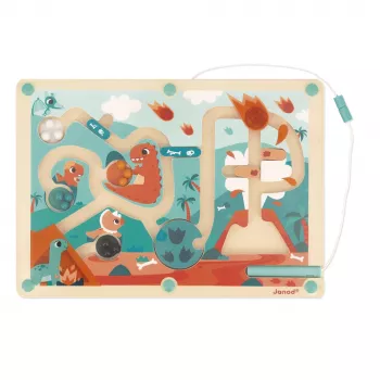 Janod Magnetické bludisko Dinosaury 2+