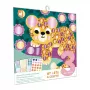 Janod My Arts & Crafts 3+ kreatívna samolepiaca sada s kovovými okrúhlymi samolepkami