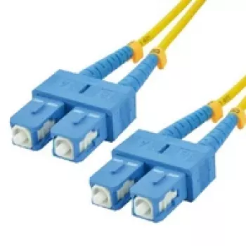 MCL Samar FJOS2/SCSC-1M OS2 jednovidový simplex optický patch kábel SC/SC 1 m žltý