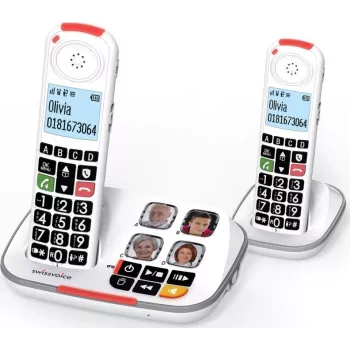 Swissvoice Xtra 2355 Duo DECT bezdrôtový telefón, biela