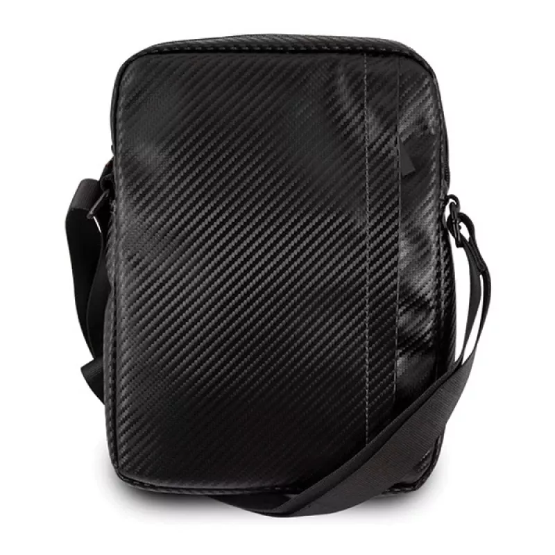 BMW puzdro na tablet 8 palcov Carbon Red Stripe čierna