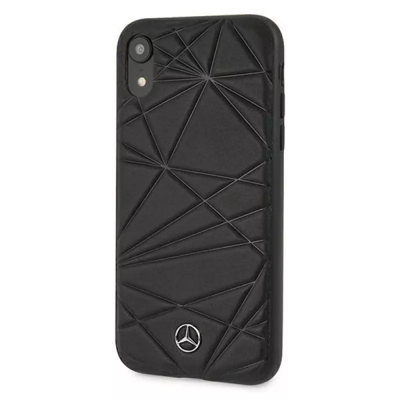 Mercedes-Benz MEPERHCI61QGLBK iPhone XR čierne pevné puzdro Twister