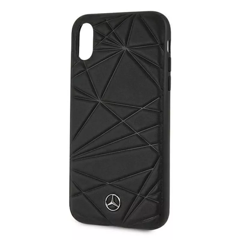 Mercedes-Benz MEPERHCI61QGLBK iPhone XR čierne pevné puzdro Twister