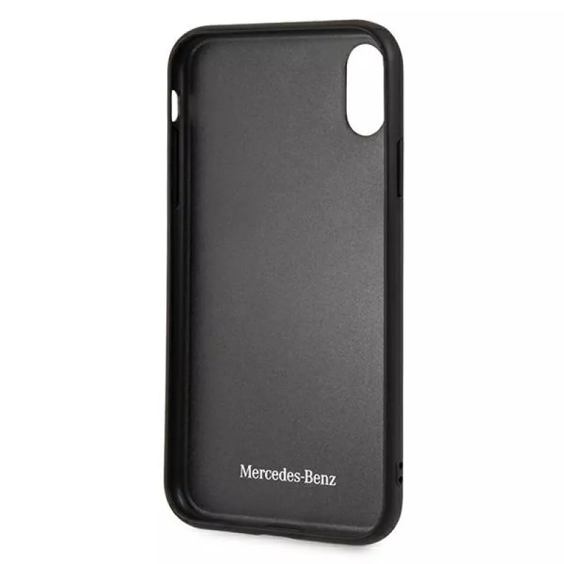 Mercedes-Benz MEPERHCI61QGLBK iPhone XR čierne pevné puzdro Twister