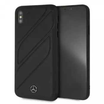 Mercedes-Benz New Organic I pevné puzdro pre Apple iPhone XS Max - čierna