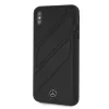 Mercedes-Benz New Organic I pevné puzdro pre Apple iPhone XS Max - čierna