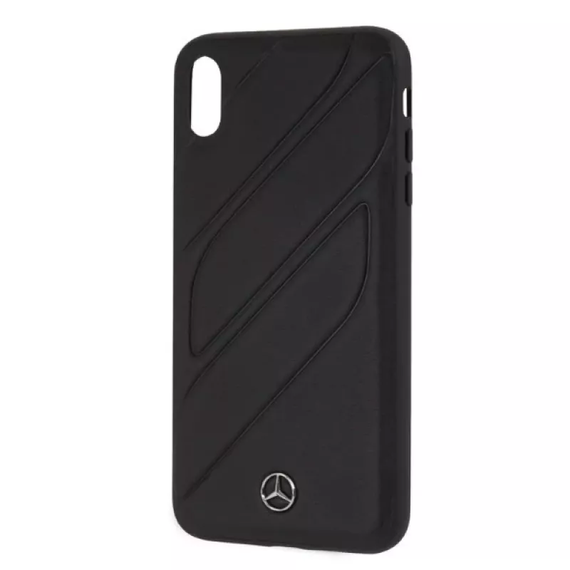 Mercedes-Benz New Organic I pevné puzdro pre Apple iPhone XS Max - čierna