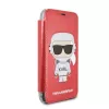 Karl Lagerfeld KLFLBKPXKSCORE iPhone X/XS obal na knihu Red Karl Space Cosmonaut