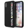 Karl Lagerfeld KLHCPXBHWHBK iPhone X/XS pevné puzdro Black Glossy Bauhaus