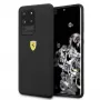 Ferrari pevné puzdro FESSIHCS69BK silikónové puzdro pre Samsung Galaxy S20 Ultra - čierna