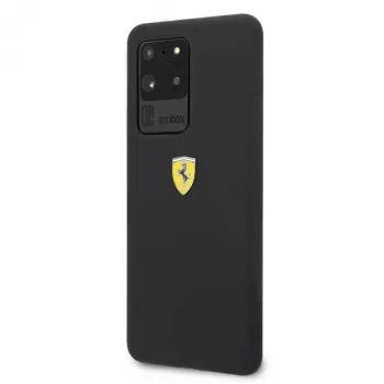 Ferrari pevné puzdro FESSIHCS69BK silikónové puzdro pre Samsung Galaxy S20 Ultra - čierna