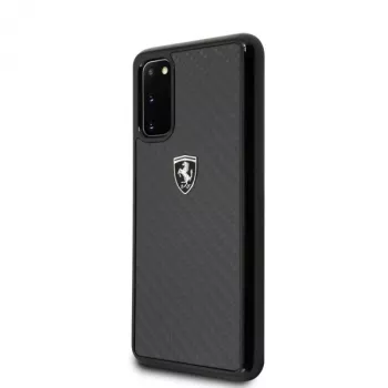 Ferrari pevné puzdro FEHCAHCS62BK S20 G980 Black Carbon Heritage