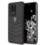 Ferrari pevné puzdro FEHQUHCS69BK Heritage pre Samsung Galaxy S20 Ultra, čierna