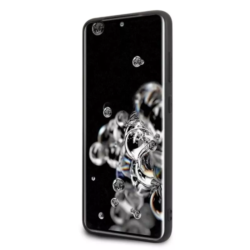 Ferrari pevné puzdro FEHQUHCS69BK Heritage pre Samsung Galaxy S20 Ultra, čierna