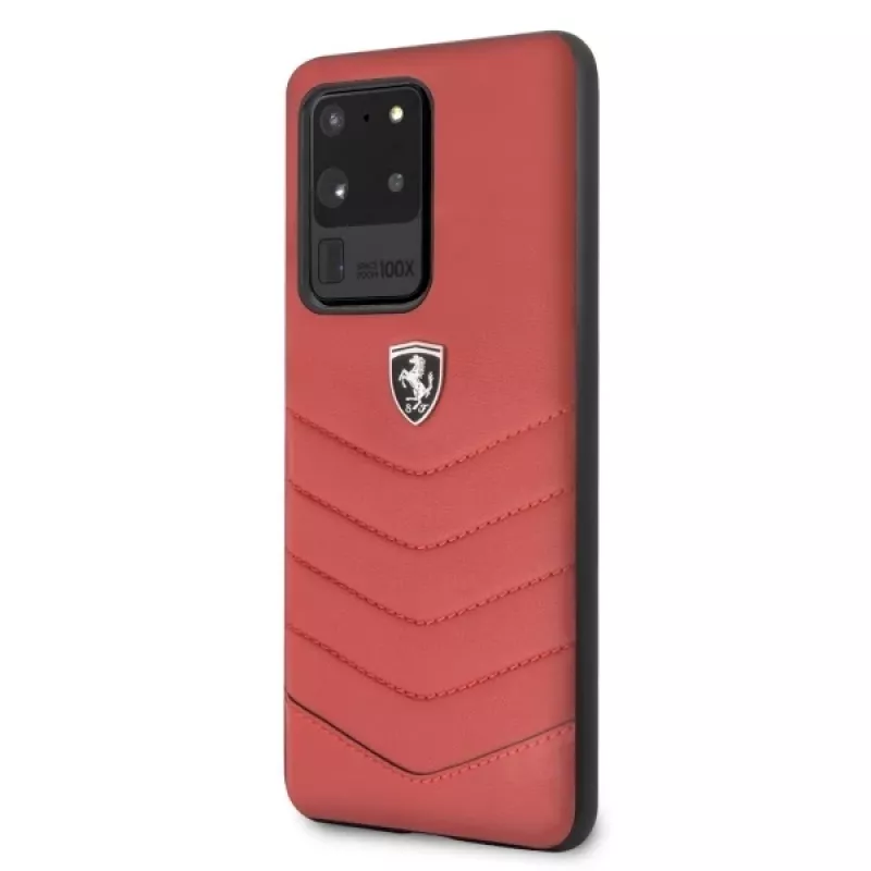 Ferrari pevné puzdro FEHQUHCS69RE pre Samsung Galaxy S20 Ultra G988, Red Heritage