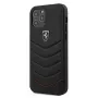 Ferrari Off Track Quilted pevné puzdro pre Apple iPhone 12 Pro Max 6,7 palca čierna