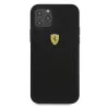 Ferrari FESPEHCP12LBK iPhone 12 Pro Max 6,7 palca pevné puzdro On Track Perforated čierna