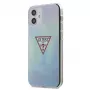 Guess GUHCP12SPCUMCGC02 iPhone 12 mini 5,4 palca modré pevné puzdro Tie & Die Collection