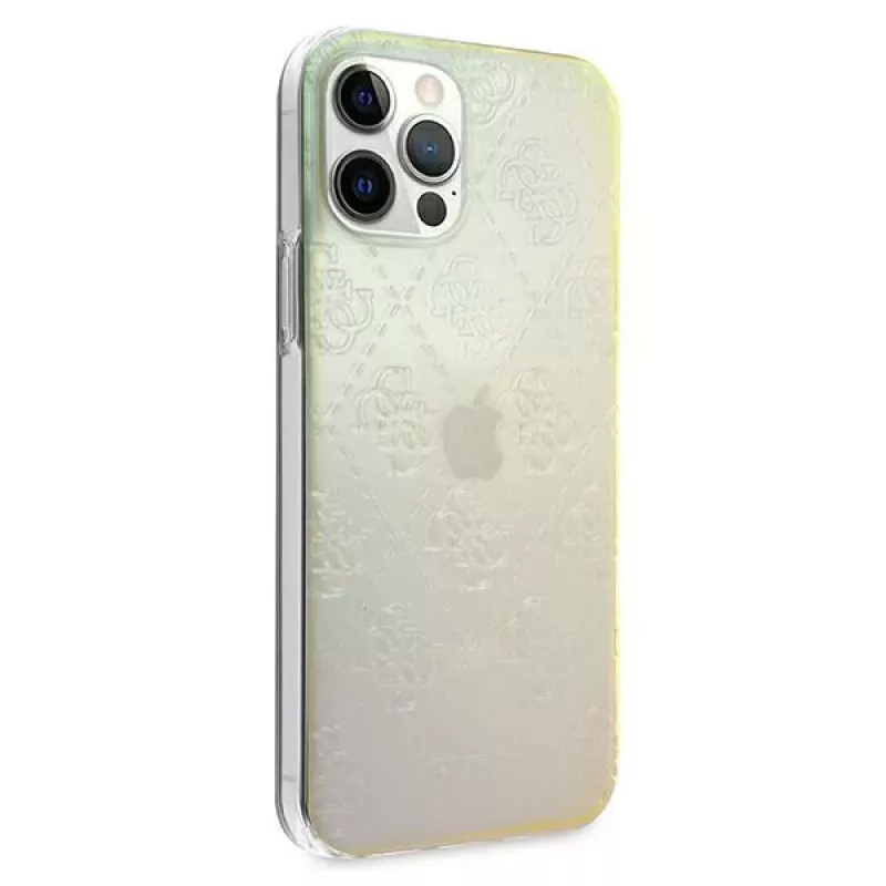 Guess GUHCP12M3D4GIRBL Iridescent Opal pevné puzdro pre Apple iPhone 12 / iPhone 12 Pro 6,1 palca - 4G 3D Pattern Collection