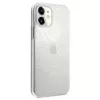 Guess GUHCP12S3D4GTR iPhone 12 mini priehľadné pevné puzdro 4G 3D Pattern Collection