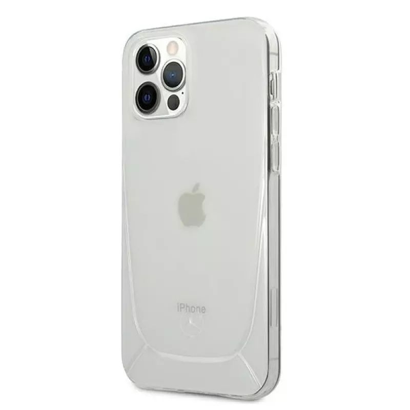 MERCEDES-BENZ iPhone 12/12 Pro 6,1 palca priehľadné pevné puzdro Transparent Line