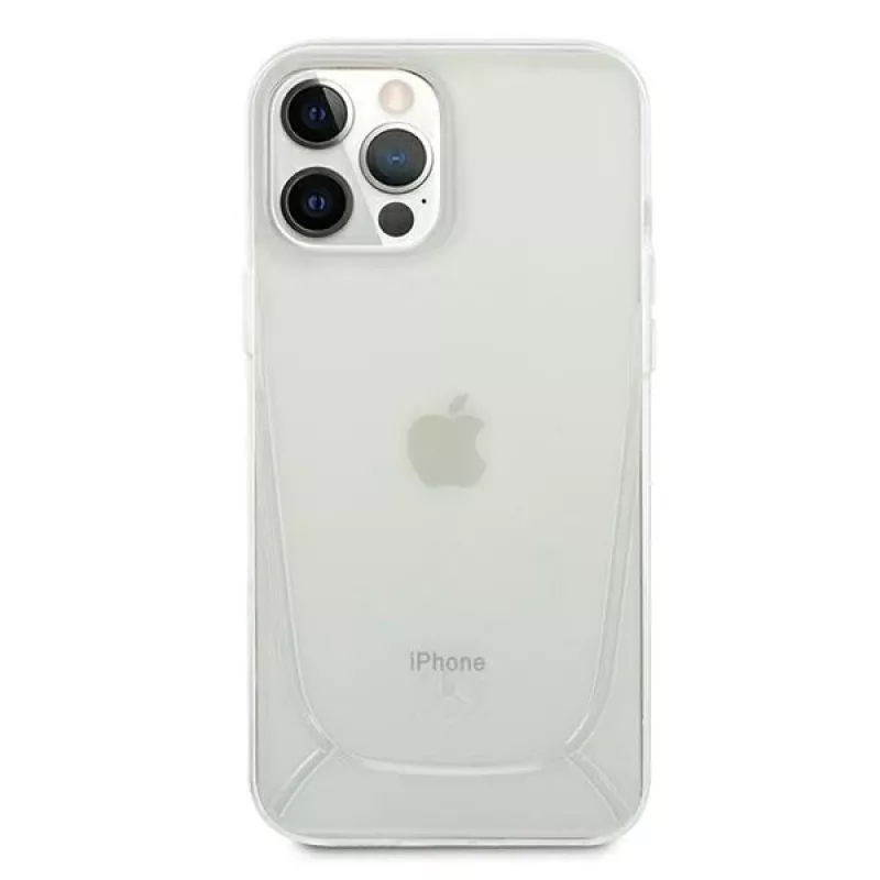 MERCEDES-BENZ iPhone 12/12 Pro 6,1 palca priehľadné pevné puzdro Transparent Line