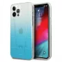 Mercedes-Benz MEHCP12MCLGBL iPhone 12/12 Pro 6,1 palca modré pevné puzdro Transparent Line
