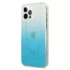 Mercedes-Benz MEHCP12MCLGBL iPhone 12/12 Pro 6,1 palca modré pevné puzdro Transparent Line